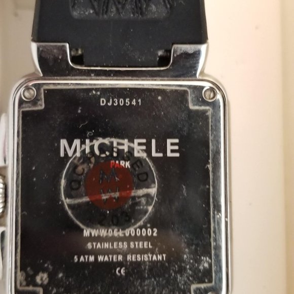 Michele Black Park Jelly Bean Watch